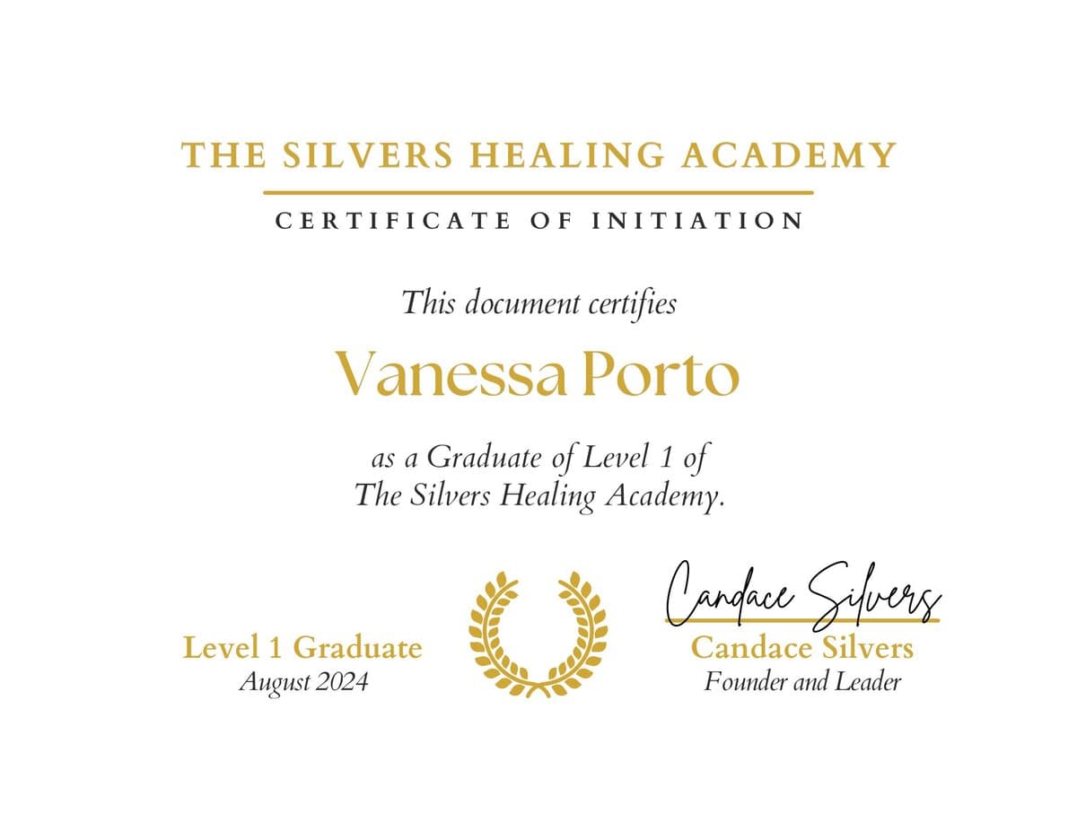 Silvers Healing Academy — Level 1