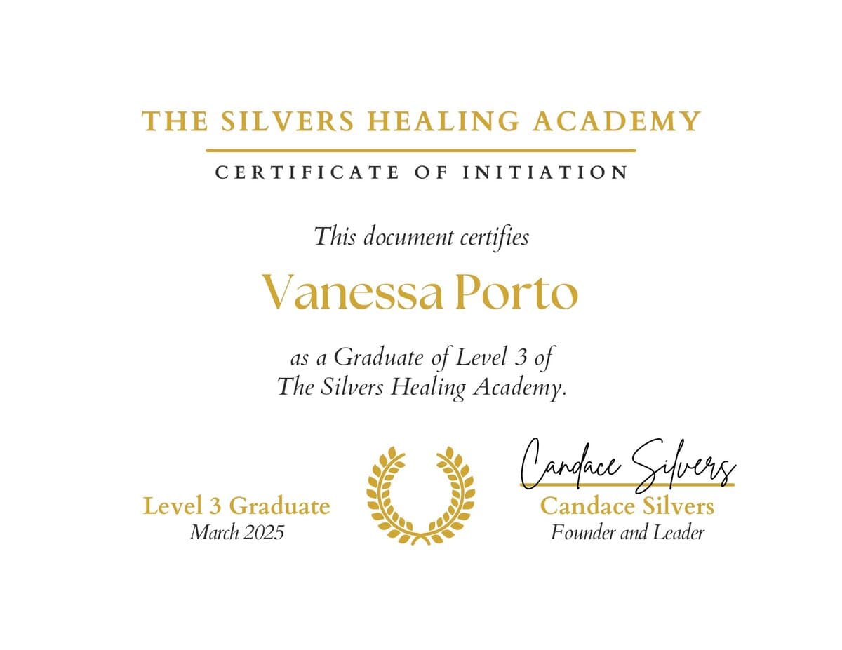 Silvers Healing Academy — Level 3