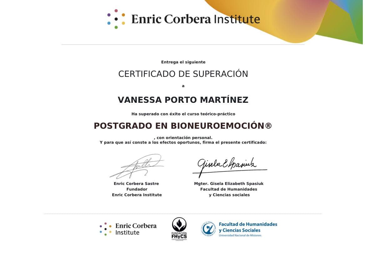 Postgrado en Bioneuroemoción®